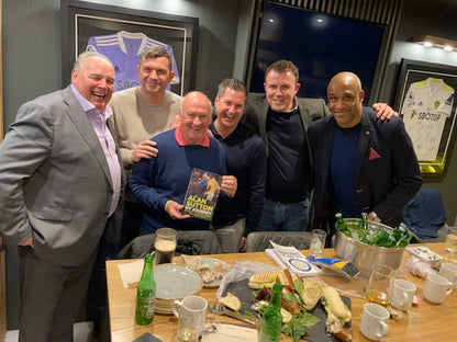 Alan and his book with Leeds Legends